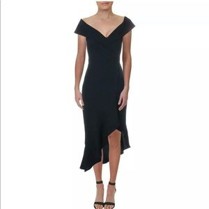 Xscape navy blue dress size 4 retail price $239(USD)